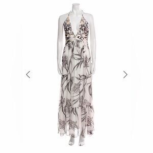 PatBO Elegant Floral Maxi Dress